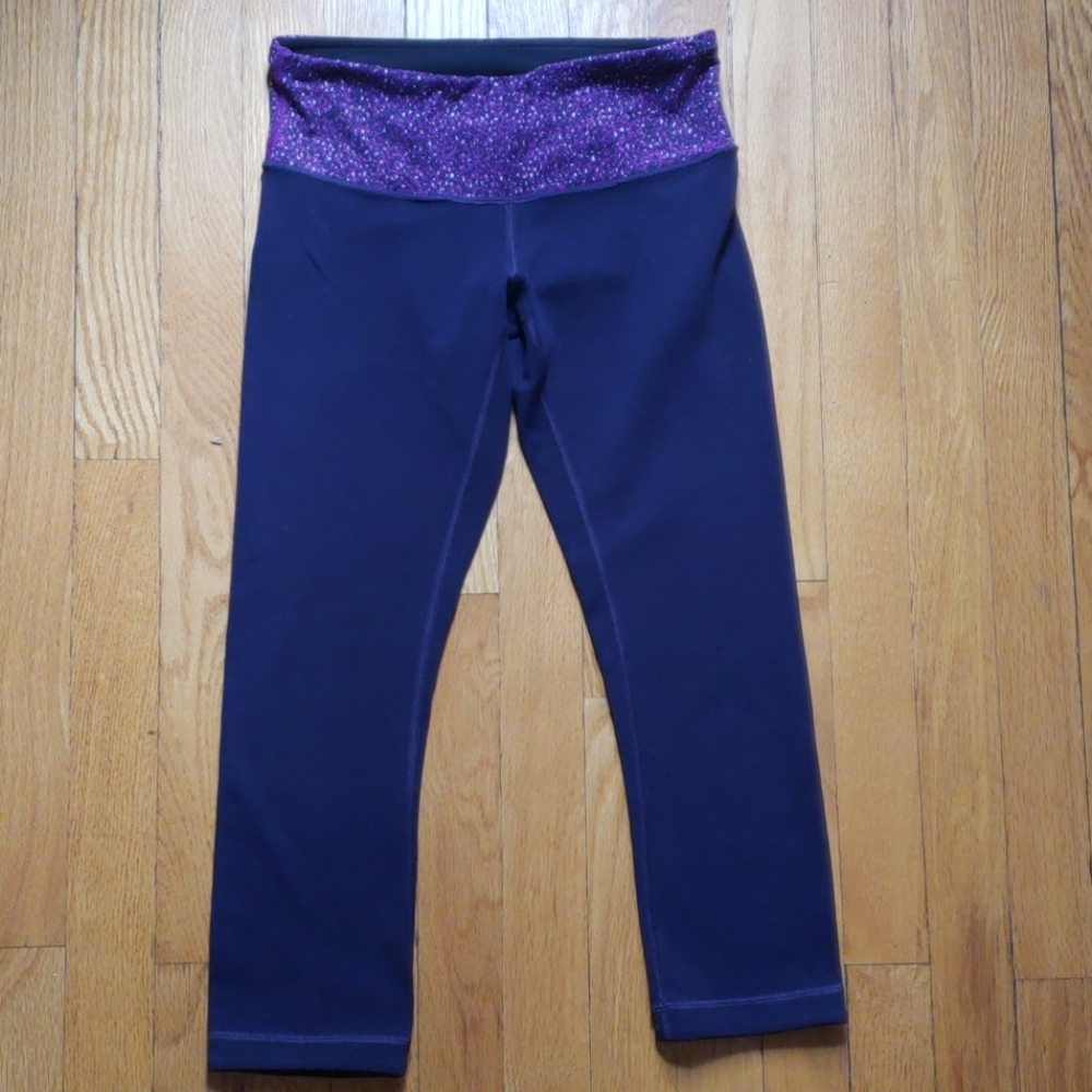 LULULEMON reversible cropped leggings